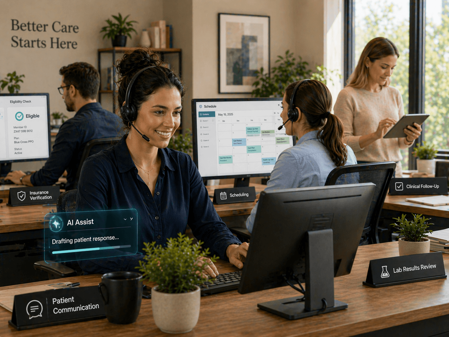 Medical VA services overview — receptionist, scheduling, insurance verification, and medical VA